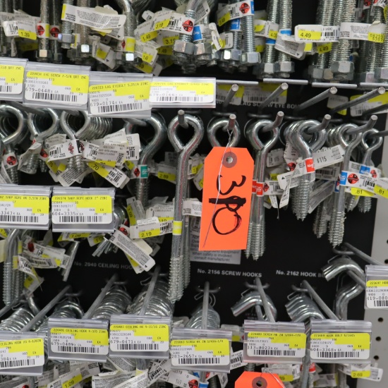 LAG SCREW EYES IN DIFFERENT SIZES  3/8  -8
