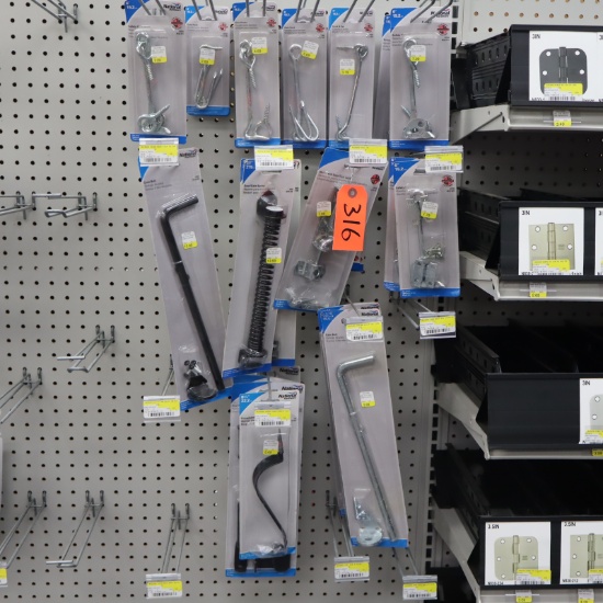 GATE HOOK, HOOK AND EYE, GATE SPRINGS, MORE