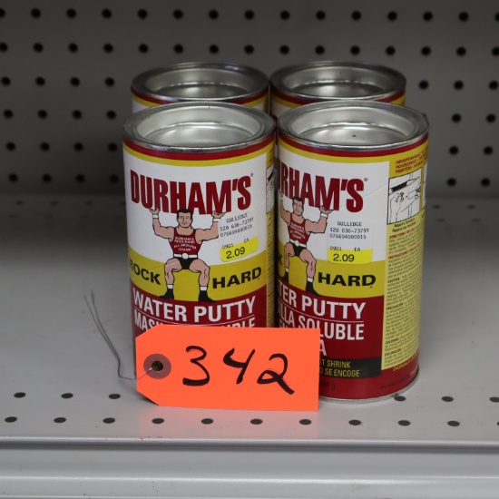 WATER PUTTY  4 CANS @ 16 OZ