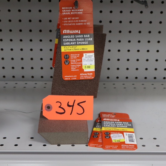 3 MEDIUM GRIT SPONGES