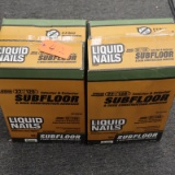 2 CASES  12 PR. CASE SUB FLOOR AND DECK BOARD ADHESIVES
