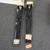 PR. OF METAL SAWBUCK STANDS