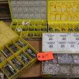 4 BOXES OF WINDOW AND MIRROR CLIPS & SLIDE BOLTS