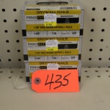 3 BOXES 1-3/8 RING SHANK DRYWALL NAILS  1 LB..