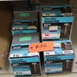 6 BOXES ROOFING NAILS 5 LB. VARIOUS SIZES  1-1/4, 7/8 AND 3/4