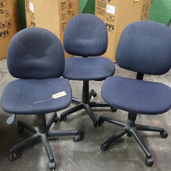 3 OFFICE CHAIRS