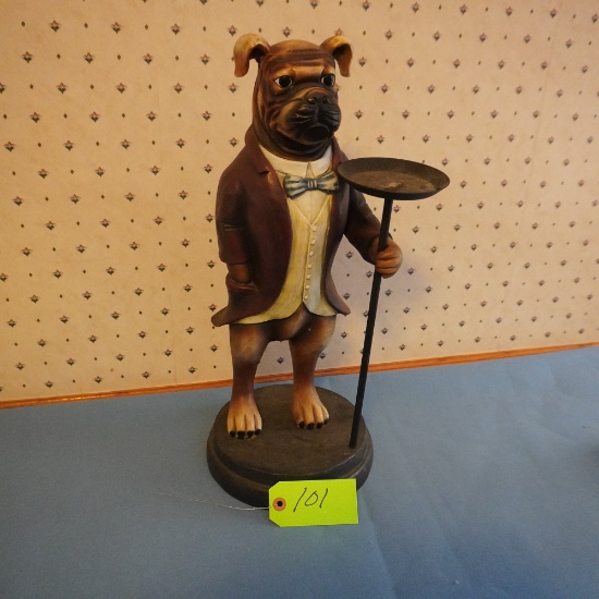 DOG CANDLE STAND  18 T