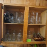 GLASS CONTENTS IN CABINET