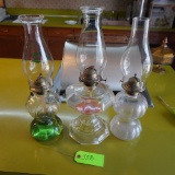 3 OIL LAMPS