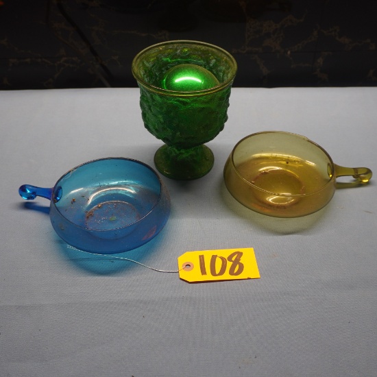3 PCS. GLASS