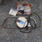 DROP LIGHT , BOW SAW AND MISC.