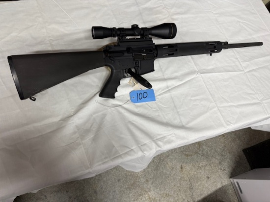 BUSHMASTER AR 15 MDL. XM15-E2S W/ LEOPOLD VARI X II SCOPE  3-9-50 223-5.56 ML