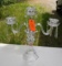 GLASS CANDLELABRA  18 T