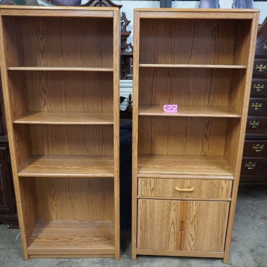 2 bookcases