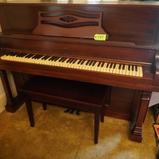LENOX PIANO AND STOOL