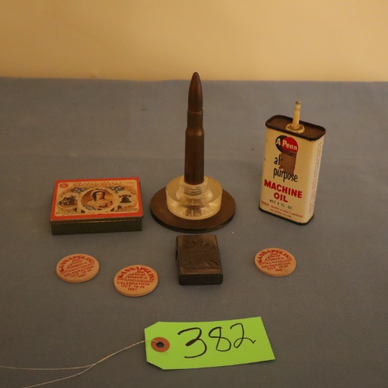 BUFFET LAMP, ZIPPO, MACHINE OIL