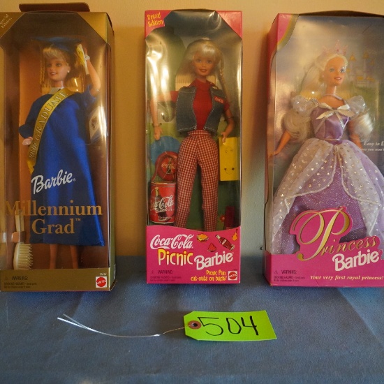 3- BARBIE DOLLS