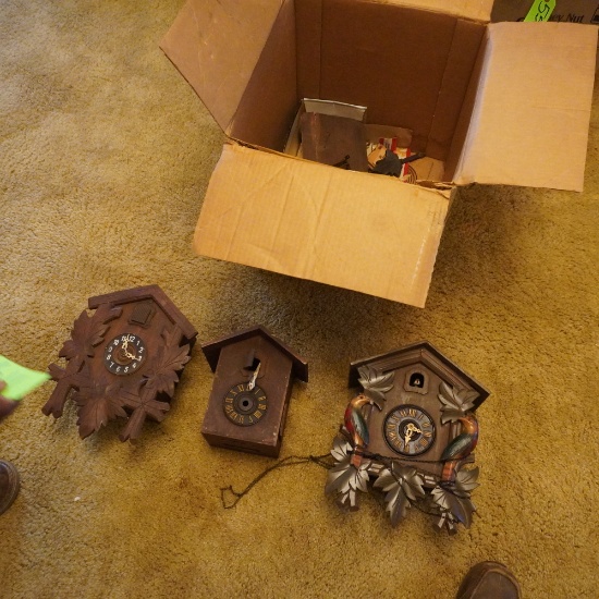 CUCKCOO CLOCK CASES AND PARTS