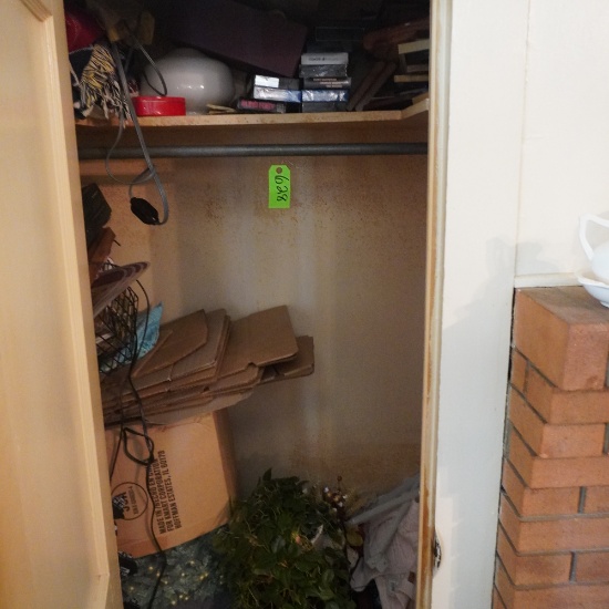 CONTENTS OF CLOSET