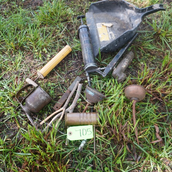 misc. tools and gRease gun