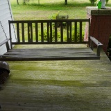 OAK PORCH SWING  60