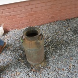 OLD METAL MILK CAN