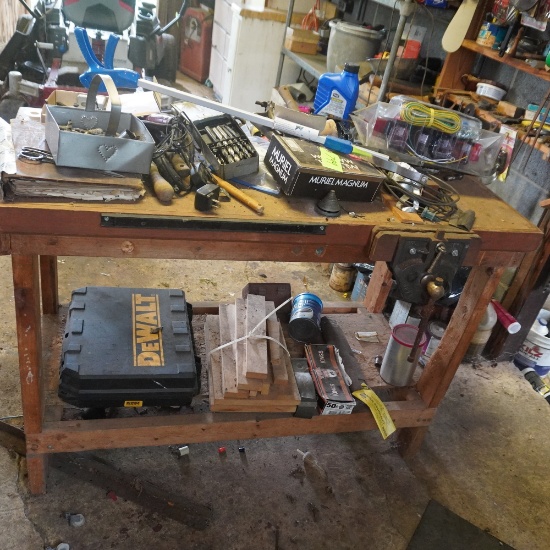 CONTENTS ON WORK TABLE
