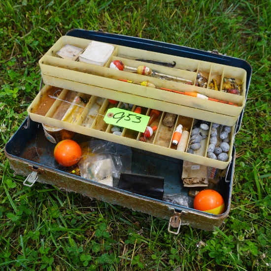 FISHING TACKLE BOX W/ CONTENTS