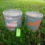 2 MINNOW BUCKETS