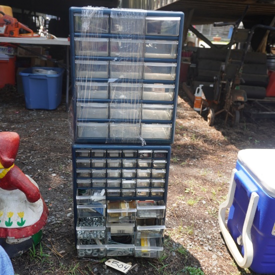ELECTRICAL BOXES W /WASHERS, NUTS AND BOLTS