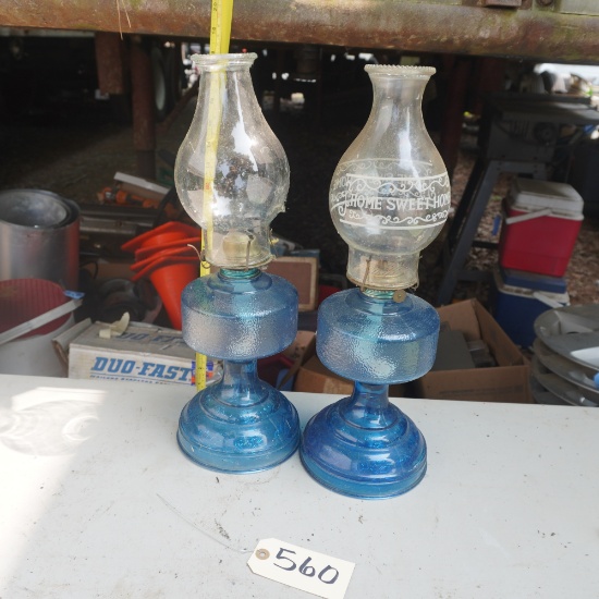 2- 18" OIL LAMPS