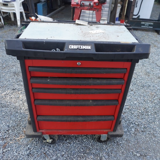CRAFTSMAN TOOLBOX W/ MIS. TOOLS