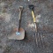 SHOVEL AND PITCH FORK