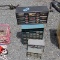 NUTS AND BOLTS BINS WITH CONTENTS
