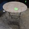 ROUND FOLDING TABLE  28 X 20