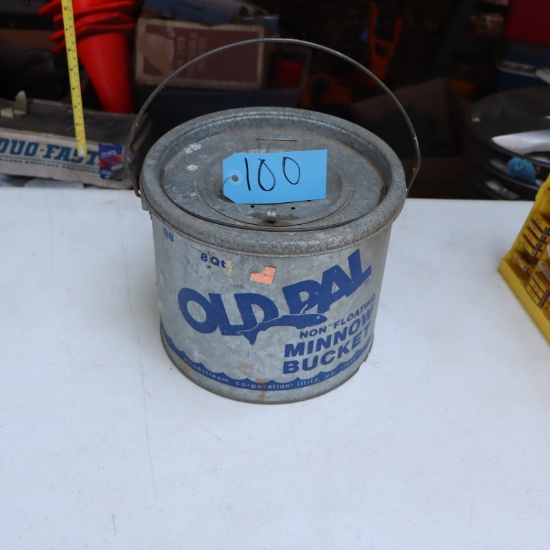 OLD PAL MINNOW BUCKET
