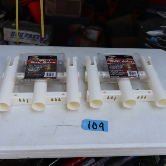 2 TOURNAMENT ROD RACKS