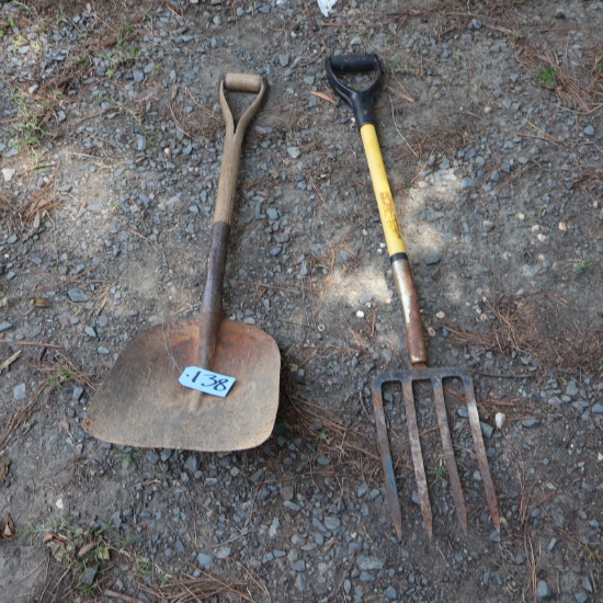 SHOVEL AND PITCH FORK
