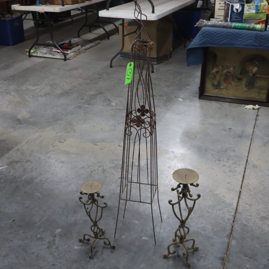 3 CANDLEHOLDERS