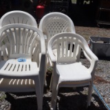 8 STACK YARD CHAIRS