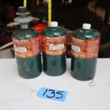 3 PROPANE FUEL CYLINDERS