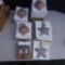 6 JIM SHORE ORNAMENTS