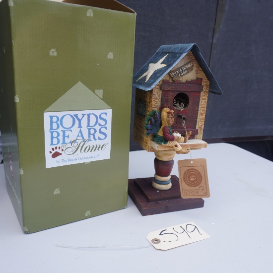 BOYD BEAR BIRD HOUSE
