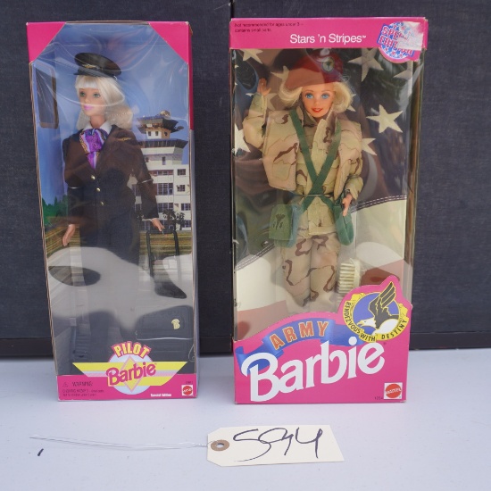 2 BARBIE DOLLS