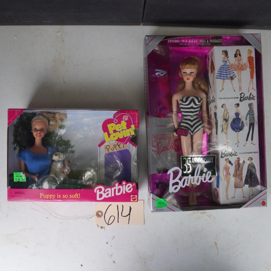 2 BARBIE DOLLS
