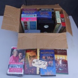 BOX OF DVDS