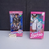 2 BARBIE DOLLS NAVY AND AIR FORCE