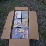 BOX OF DVDS