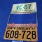 2 license plate covers
