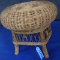 WICKER STOOL  19 T